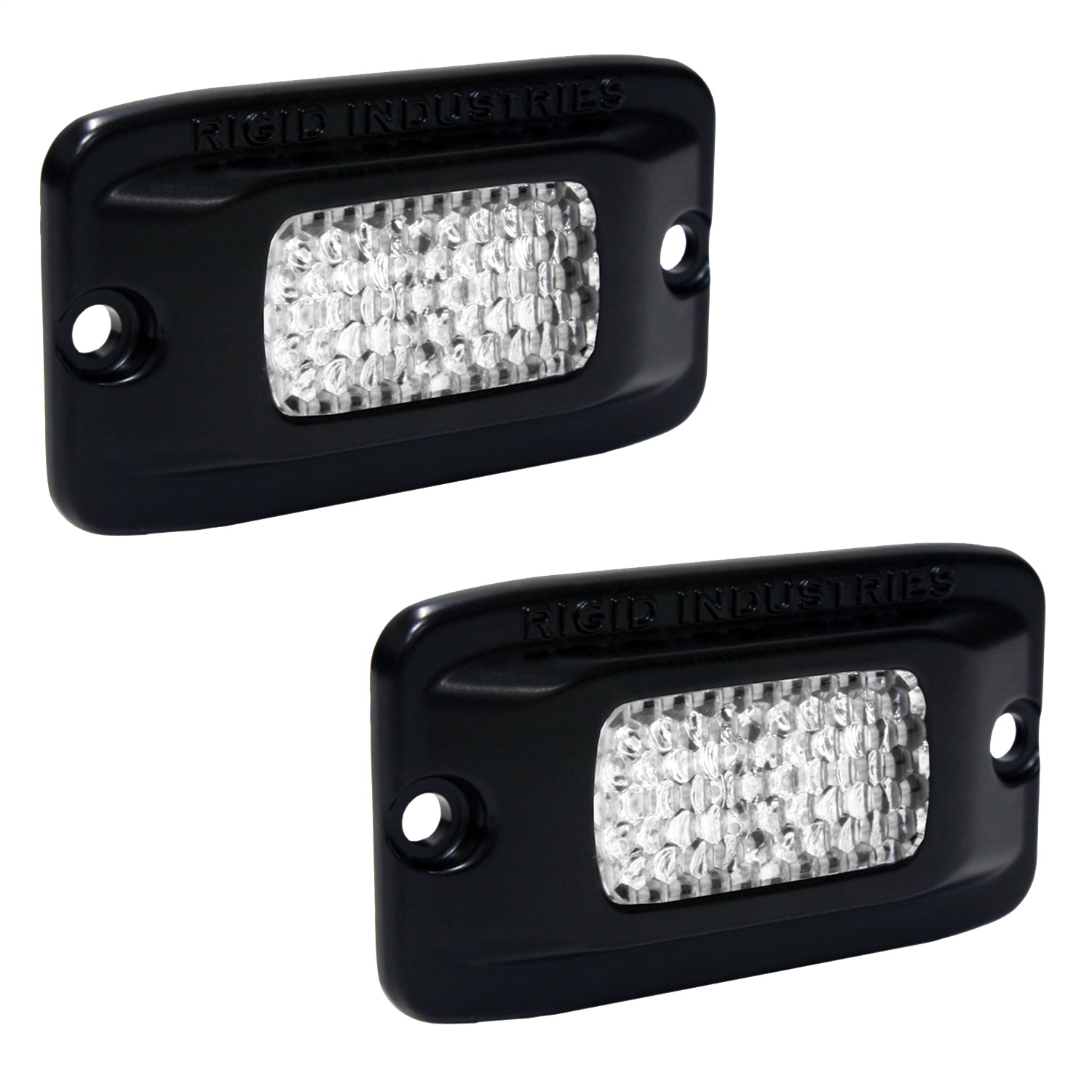 RIGID Industries Back-Up Kit, Includes 2 SR-M Series PRO Flood Diffused, Flush Mount 980013