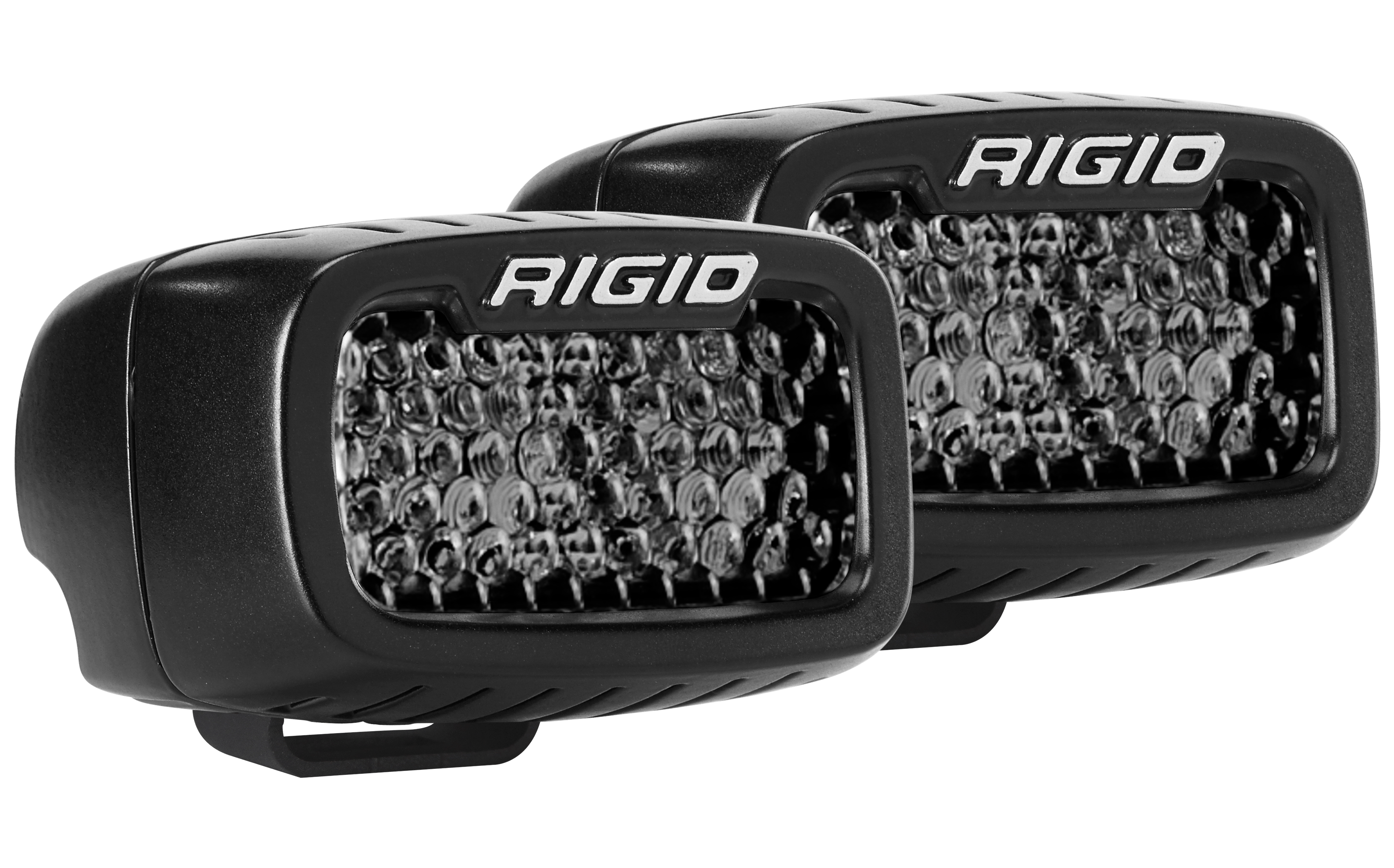 RIGID Industries SR-M Series PRO Midnight Edition, Spot Diffused, Surface Mount, Pair 902513BLK