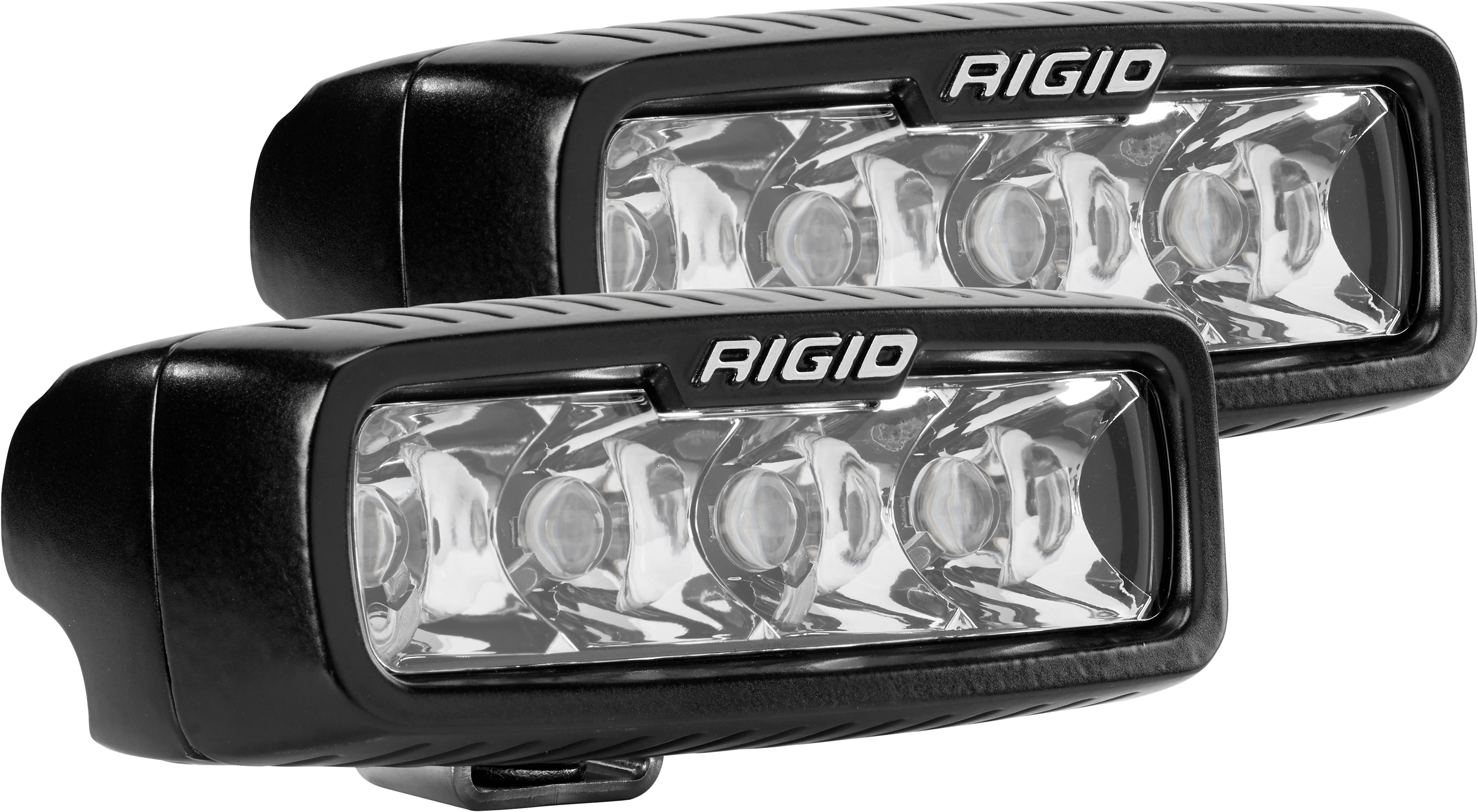 RIGID Industries SR-Q Series PRO, Spot Optic, Surface Mount, Black Housing, Pair 905213