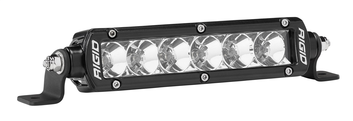 RIGID Industries SR-Series PRO LED Light, Flood Optic, 6 Inch, Black Housing 906113