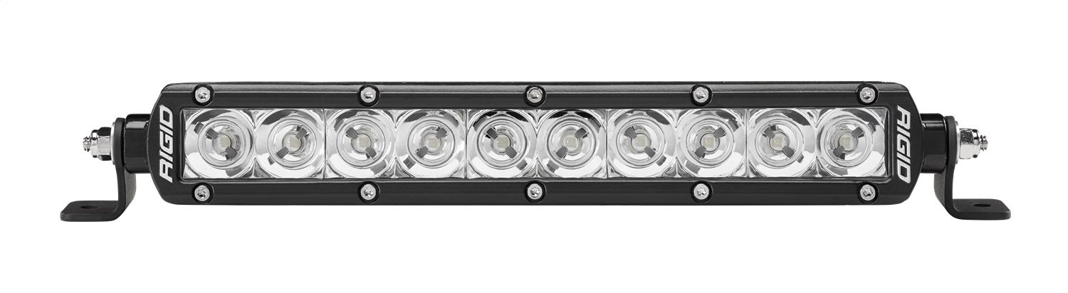 RIGID Industries SR-Series PRO LED Light, Flood Optic, 10 Inch, Black Housing 910113