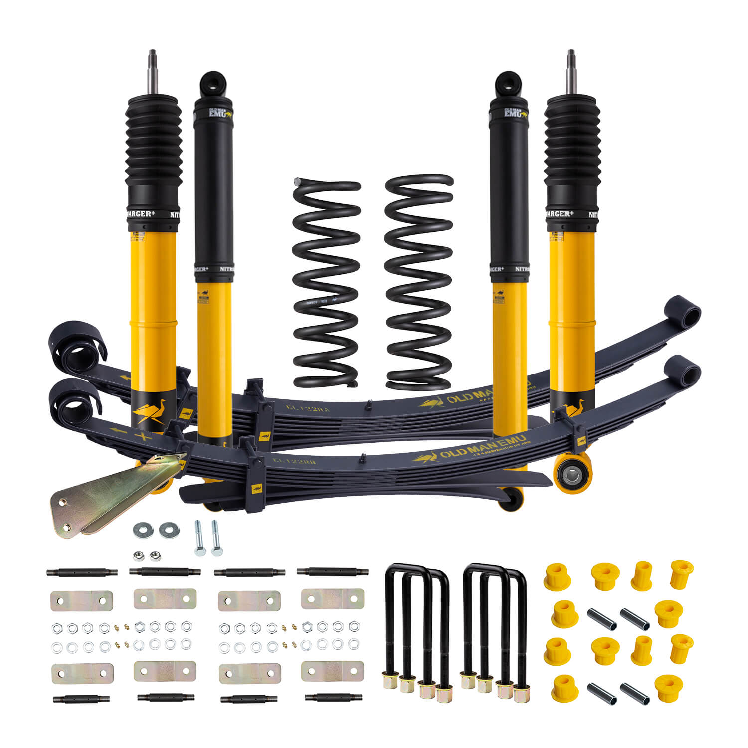Old Man Emu Nitro Plus Kit FR 1.8 in/0-330 lb, RR 2 in/0 lb 1002K