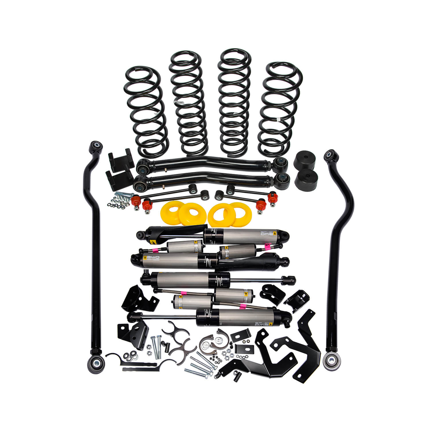 Old Man Emu Light Load Suspension Lift Kit with BP-51 Bypass Shocks for 2-Door Models OMEJL2DBP51LK