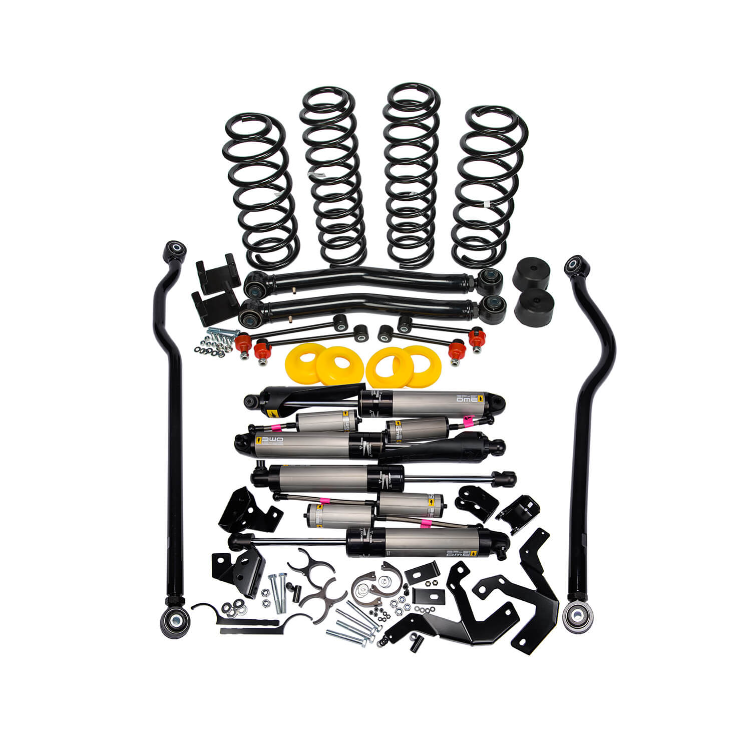 Old Man Emu Heavy Load Suspension Lift Kit with BP-51 Bypass Shocks for 4-Door Models OMEJL4DBP51HK