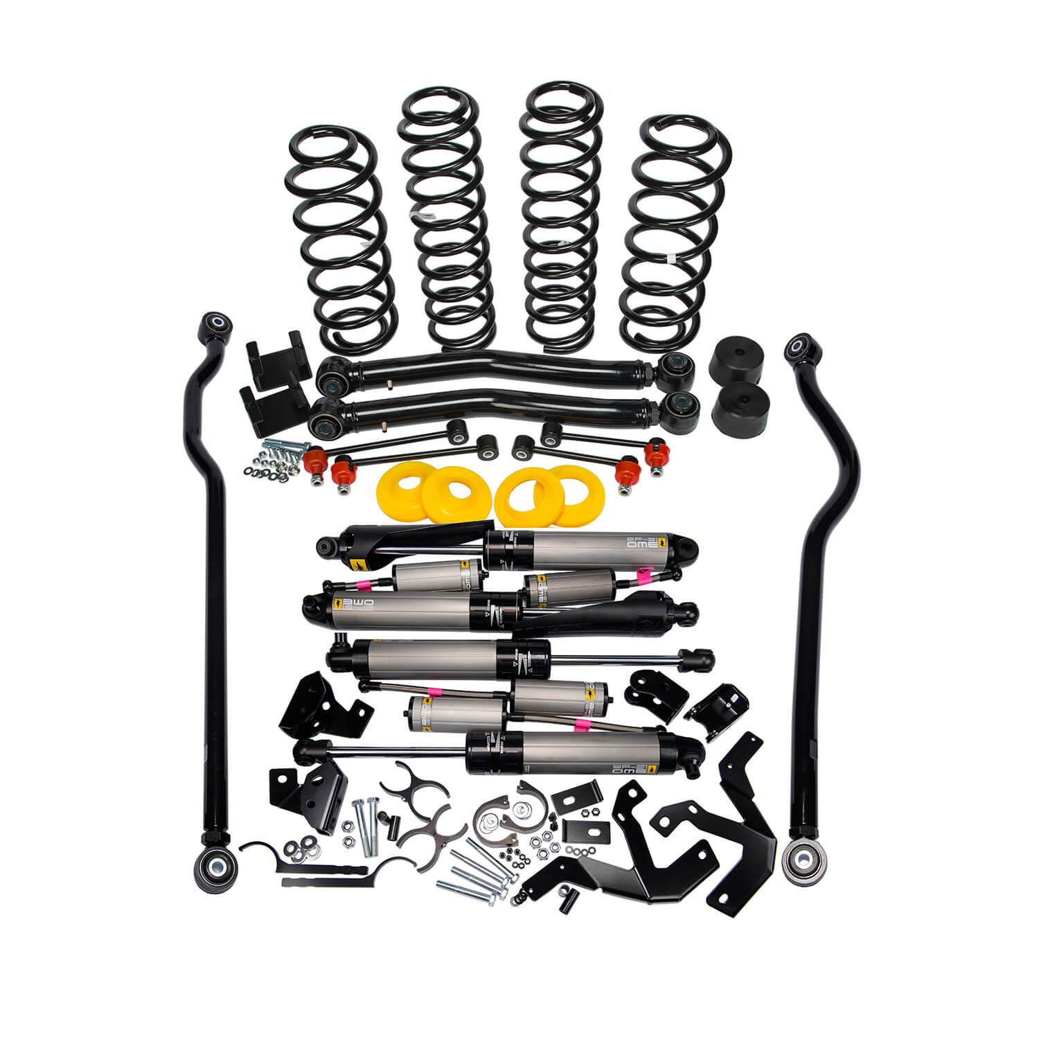 Old Man Emu Light Load Suspension Lift Kit with BP-51 Bypass Shocks for 4-Door Models OMEJL4DBP51LK