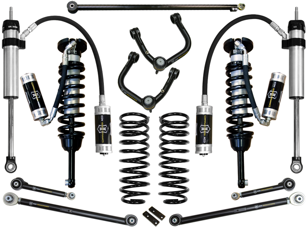 ICON Vehicle Dynamics 03-09 4RUNNER/FJ 0-3.5" STAGE 6 SUSPENSION SYSTEM W TUBULAR UCA K53056T