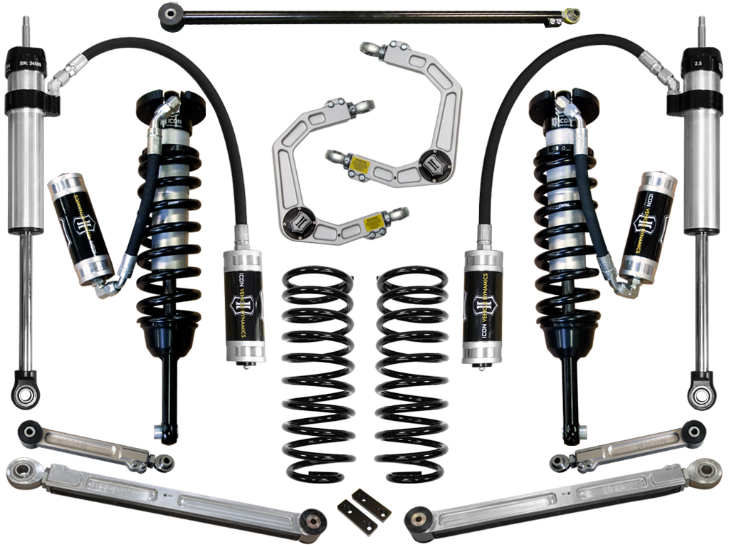 ICON Vehicle Dynamics 03-09 4RUNNER/FJ 0-3.5" STAGE 6 SUSPENSION SYSTEM W BILLET UCA K53056