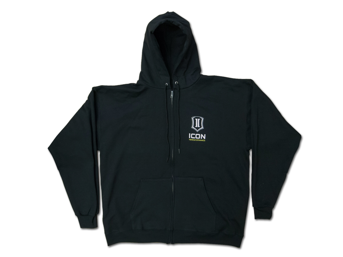 ICON Vehicle Dynamics ICON STANDARD HOODY BLACK - XLARGE ICON-HOODY-STD-BLK-XL