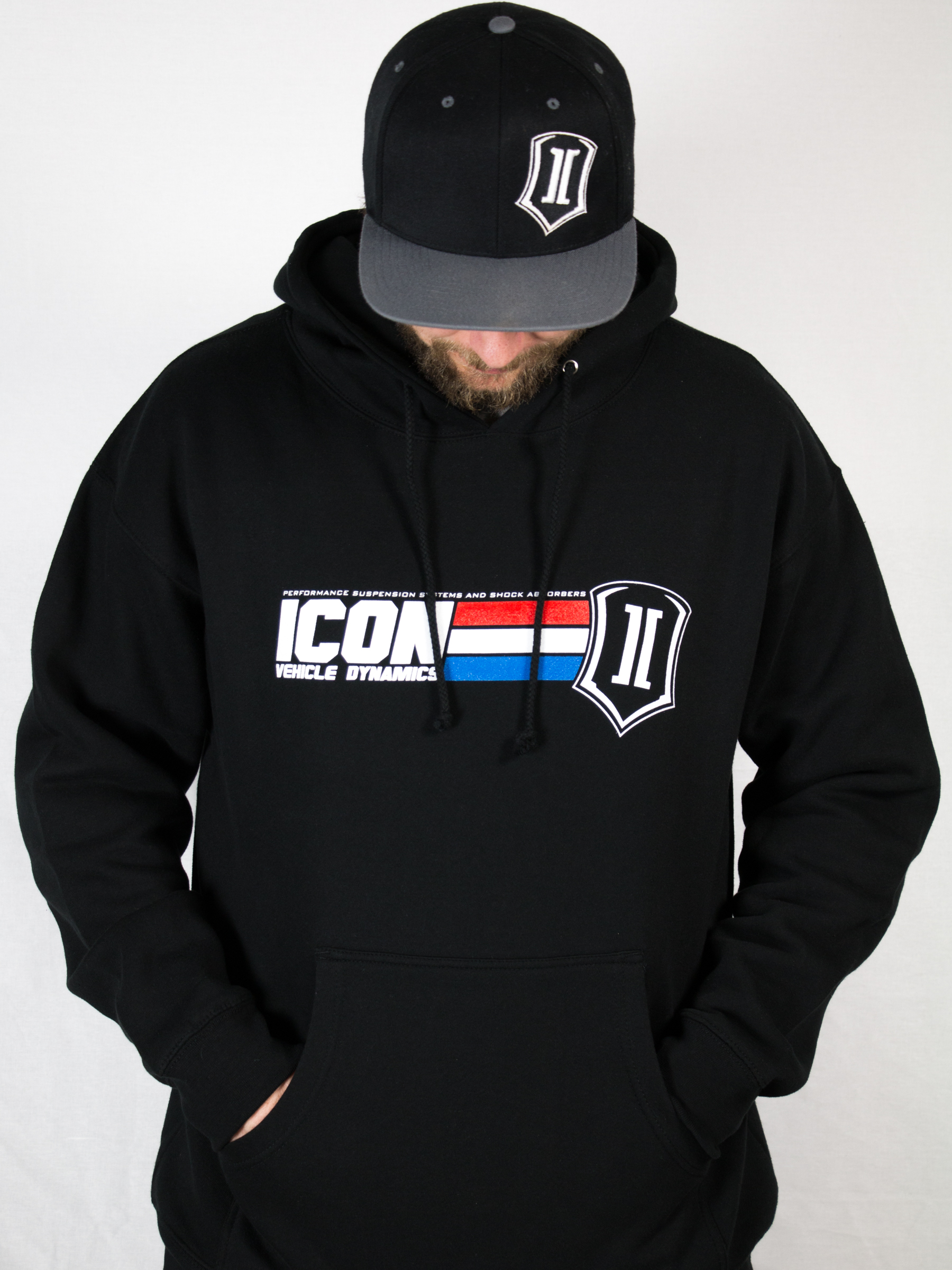 ICON Vehicle Dynamics ICON GI HOODY BLACK - MEDIUM ICON-HOODY-GI-BLK-M