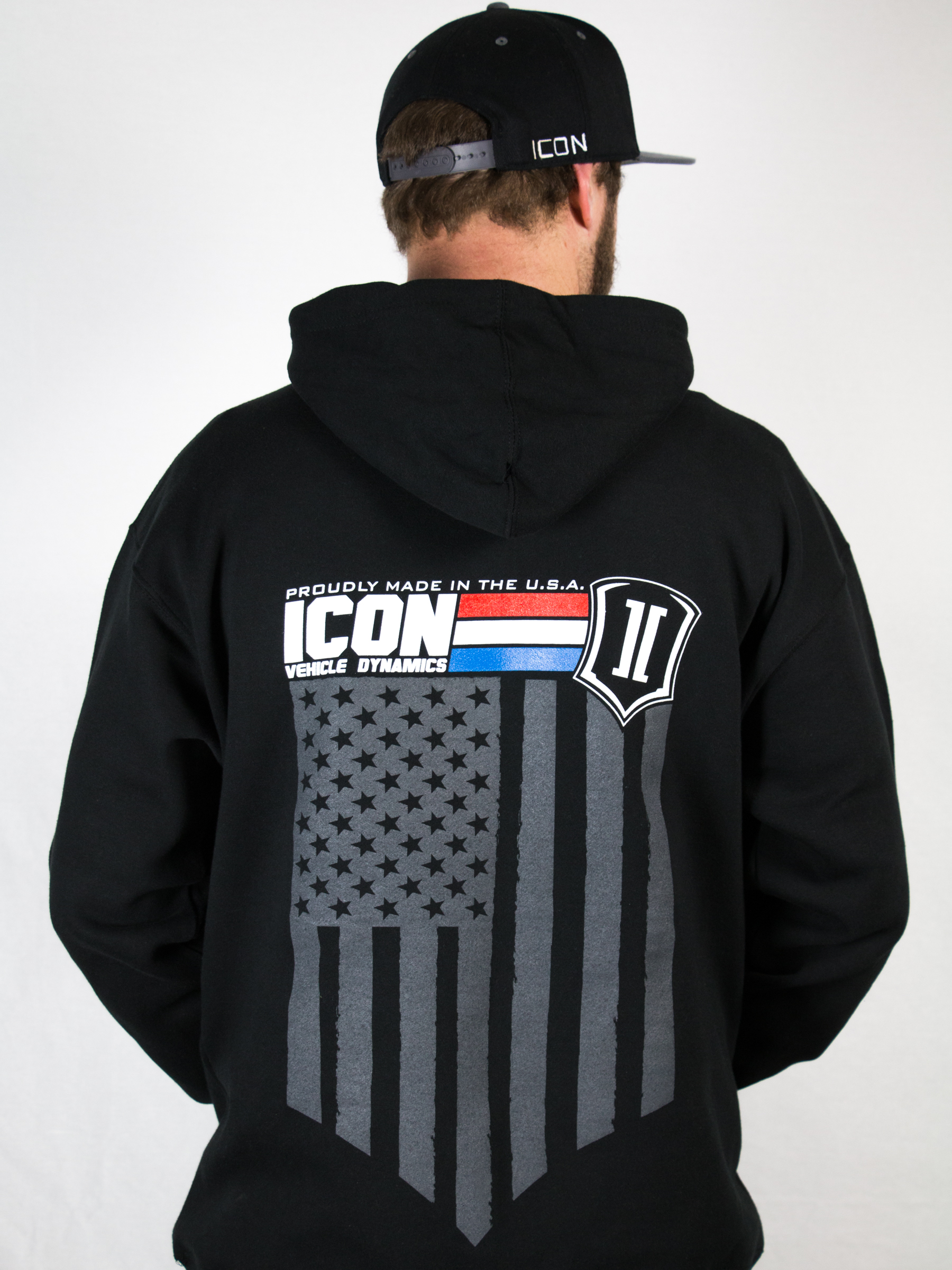ICON Vehicle Dynamics ICON GI HOODY BLACK - MEDIUM ICON-HOODY-GI-BLK-M