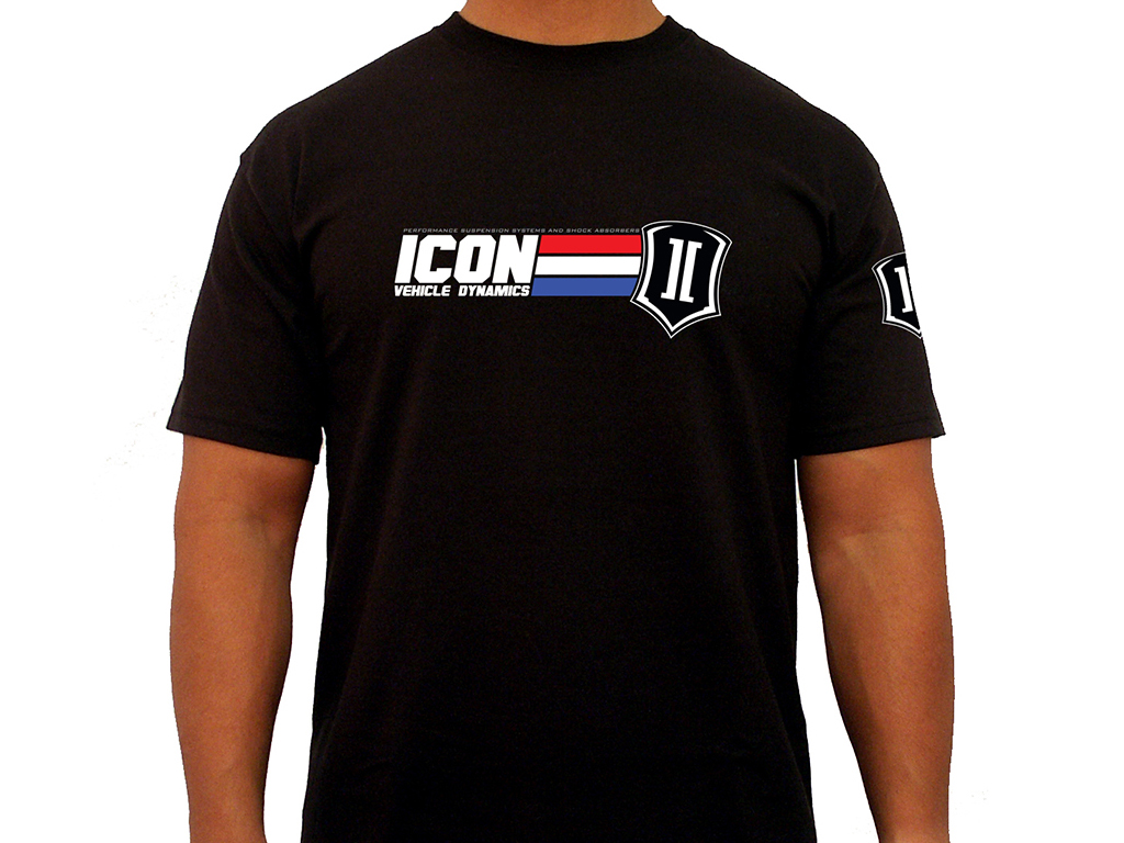 ICON Vehicle Dynamics ICON GI TEE BLACK - SMALL ICON-TEE-GI-BLK-S