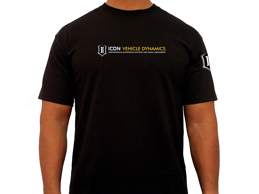 ICON Vehicle Dynamics ICON STANDARD TEE BLACK - MEDIUM ICON-TEE-STD-BLK-M