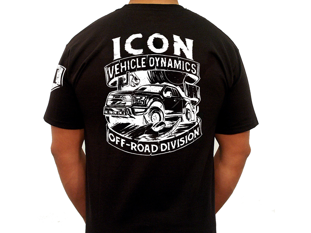 ICON Vehicle Dynamics ICON WESTERN TEE BLACK - XXLARGE ICON-TEE-WST-BLK-XXL