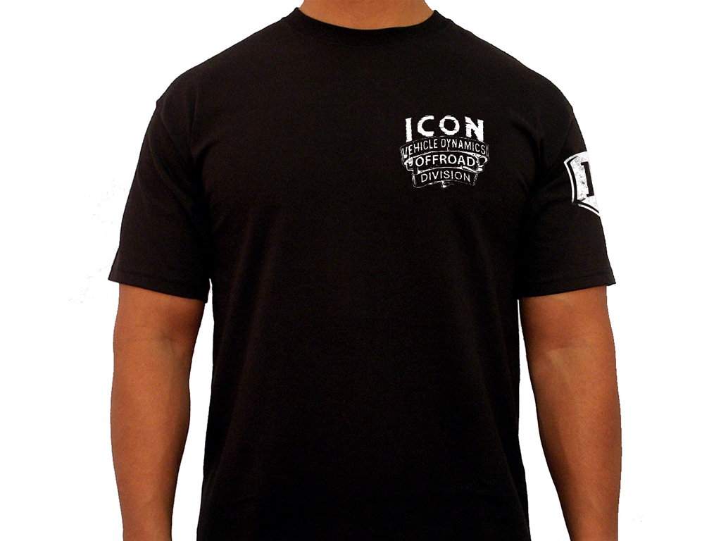ICON Vehicle Dynamics ICON WESTERN TEE BLACK - XLARGE ICON-TEE-WST-BLK-XL