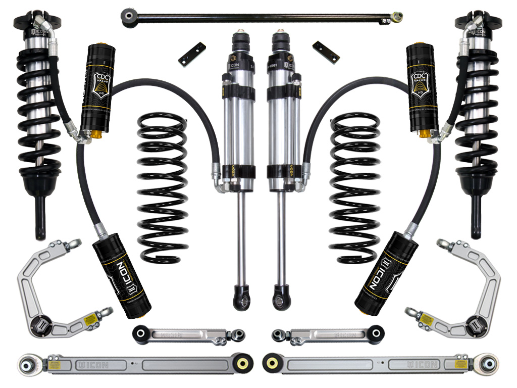 ICON Vehicle Dynamics 10-24 4RNR/10-14 FJ 0-3.5" STAGE 8 SUSPENSION SYSTEM W BILLET UCA K53068