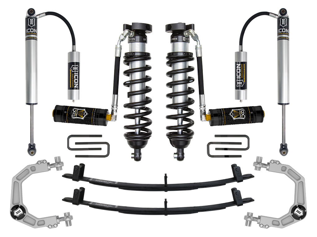 ICON Vehicle Dynamics 95.5-04 TACOMA 0-3" STAGE 5 SUSPENSION SYSTEM W BILLET UCA K53015B