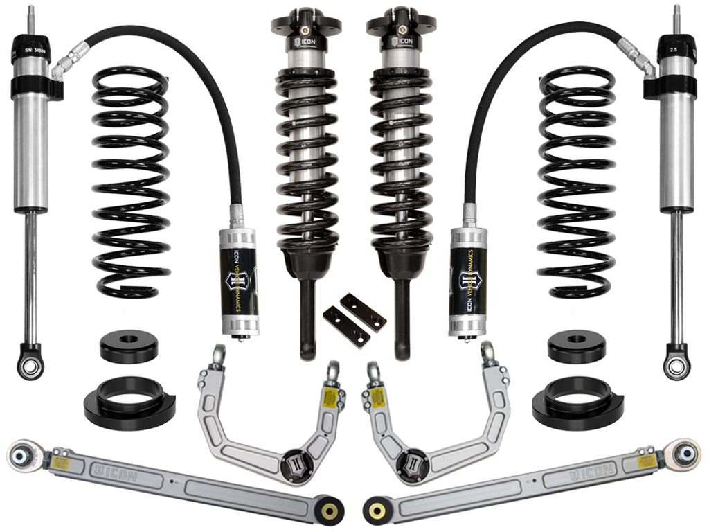 ICON Vehicle Dynamics 03-09 GX470 0-3.5" STAGE 4 SUSPENSION SYSTEM W BILLET UCA K53174