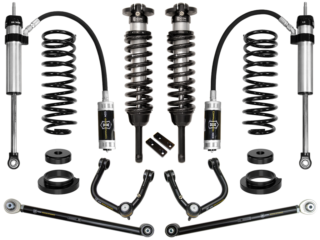 ICON Vehicle Dynamics 03-09 GX470 0-3.5" STAGE 4 SUSPENSION SYSTEM W TUBULAR UCA K53174T