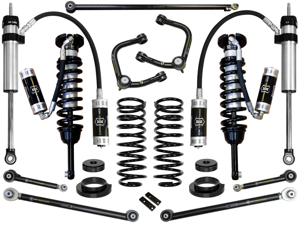 ICON Vehicle Dynamics 03-09 GX470 0-3.5" STAGE 6 SUSPENSION SYSTEM W TUBULAR UCA K53176T