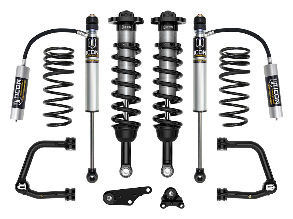 ICON Vehicle Dynamics 24-25 TACOMA 1.25-3" STAGE 3 SUSPENSION SYSTEM TUBULAR OVERLAND REAR COILS K53293TX