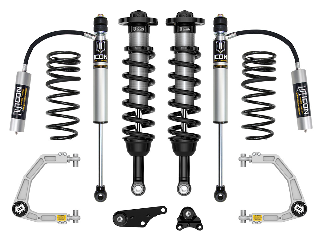 ICON Vehicle Dynamics 24-25 TACOMA 1.25-3" STAGE 3 SUSPENSION SYSTEM BILLET OVERLAND REAR COILS K53293X