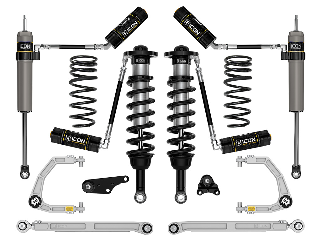 ICON Vehicle Dynamics 24-25 TACOMA 1.25-3" STAGE 7 SUSPENSION SYSTEM BILLET WITH TRIPLE RATE SPRING K53297S