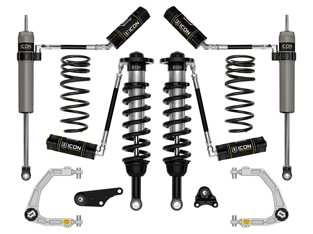 ICON Vehicle Dynamics 24-25 TACOMA 1.25-3" STAGE 4 SUSPENSION SYSTEM BILLET WITH TRIPLE RATE SPRING K53294S