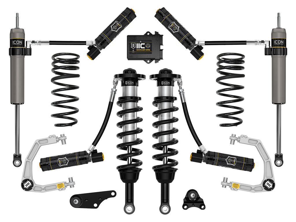 ICON Vehicle Dynamics 24-25 TACOMA 1.25-3" STAGE 6 SUSPENSION SYSTEM BILLET OVERLAND REAR COILS K53296X