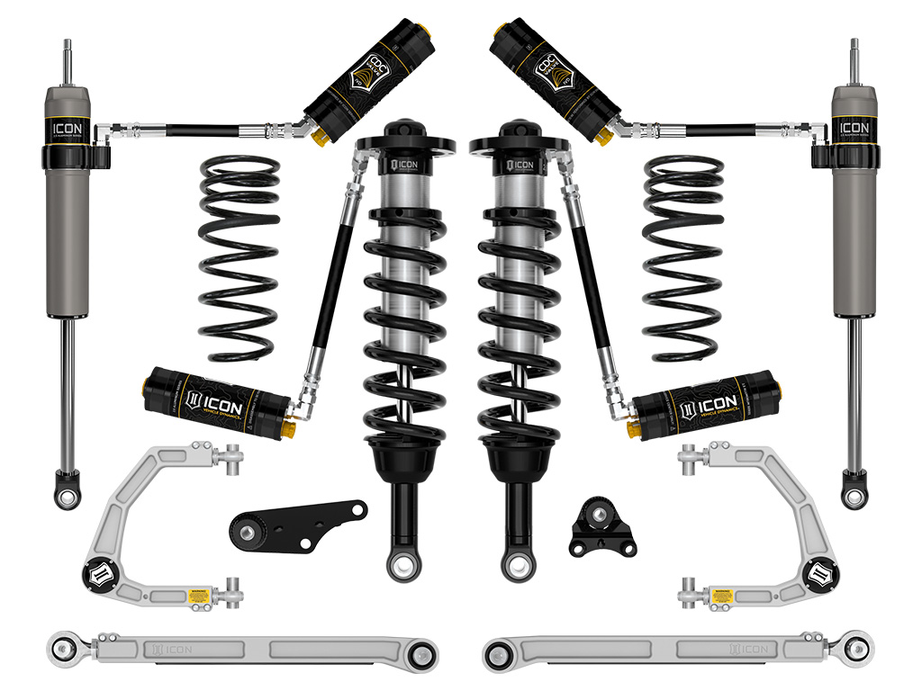 ICON Vehicle Dynamics 24-25 TACOMA 1.25-3" STAGE 8 SUSPENSION SYSTEM BILLET OVERLAND REAR COILS K53298X