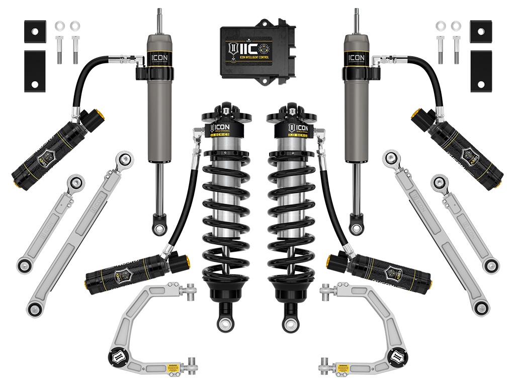 ICON Vehicle Dynamics 22-25 TUNDRA 1.25-3.25" STAGE 4 3.0 SUSPENSION SYSTEM BILLET K53214