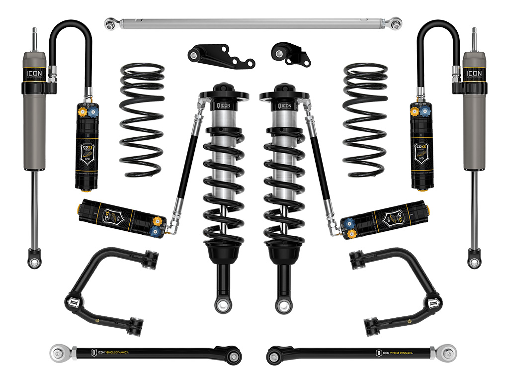 ICON Vehicle Dynamics 24-25 GX550 1.25-3" STAGE 8 SUSPENSION SYSTEM CDXS TUBULAR K53358TD