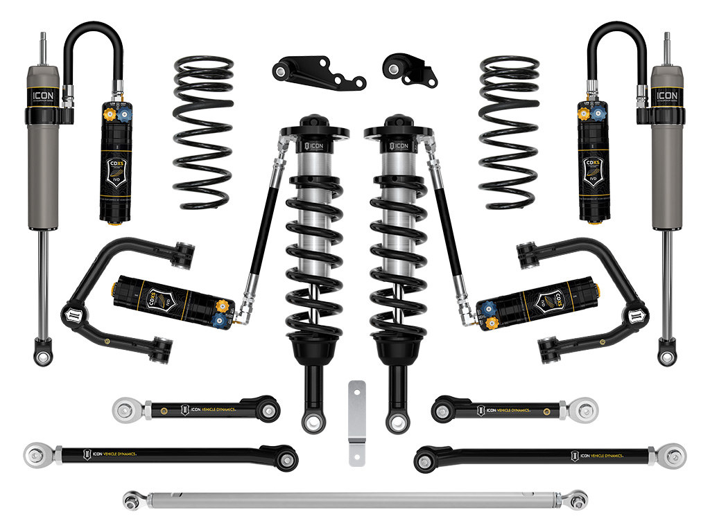 ICON Vehicle Dynamics 24-25 GX550 1.25-3" STAGE 9 SUSPENSION SYSTEM CDXS TUBULAR K53359TD