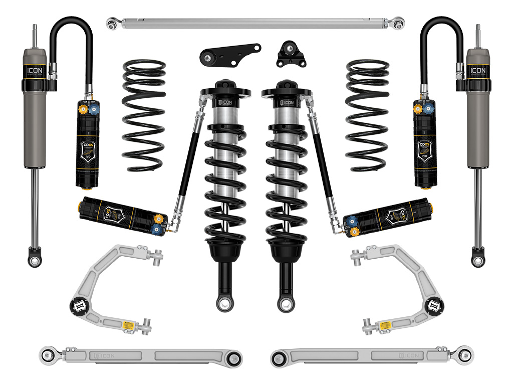 ICON Vehicle Dynamics 24-25 LAND CRUISER 250 SERIES 1.25-3" LIFT STAGE 8 SUSPENSION SYSTEM CDXS BILLET K53368D