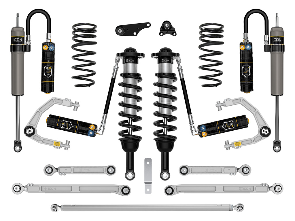 ICON Vehicle Dynamics 24-25 LAND CRUISER 250 SERIES 1.25-3" LIFT STAGE 9 SUSPENSION SYSTEM CDXS BILLET K53369D
