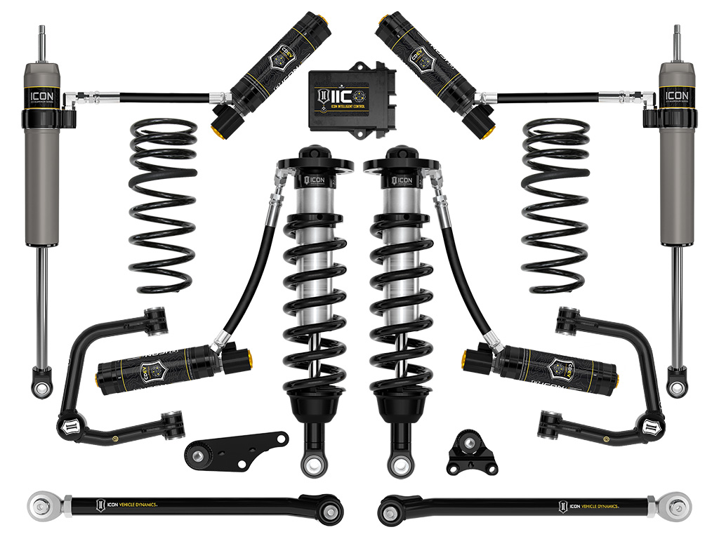 ICON Vehicle Dynamics 24-25 TACOMA 1.25-3" STAGE 10 SUSPENSION SYSTEM TUBULAR OVERLAND REAR COILS K53300TX