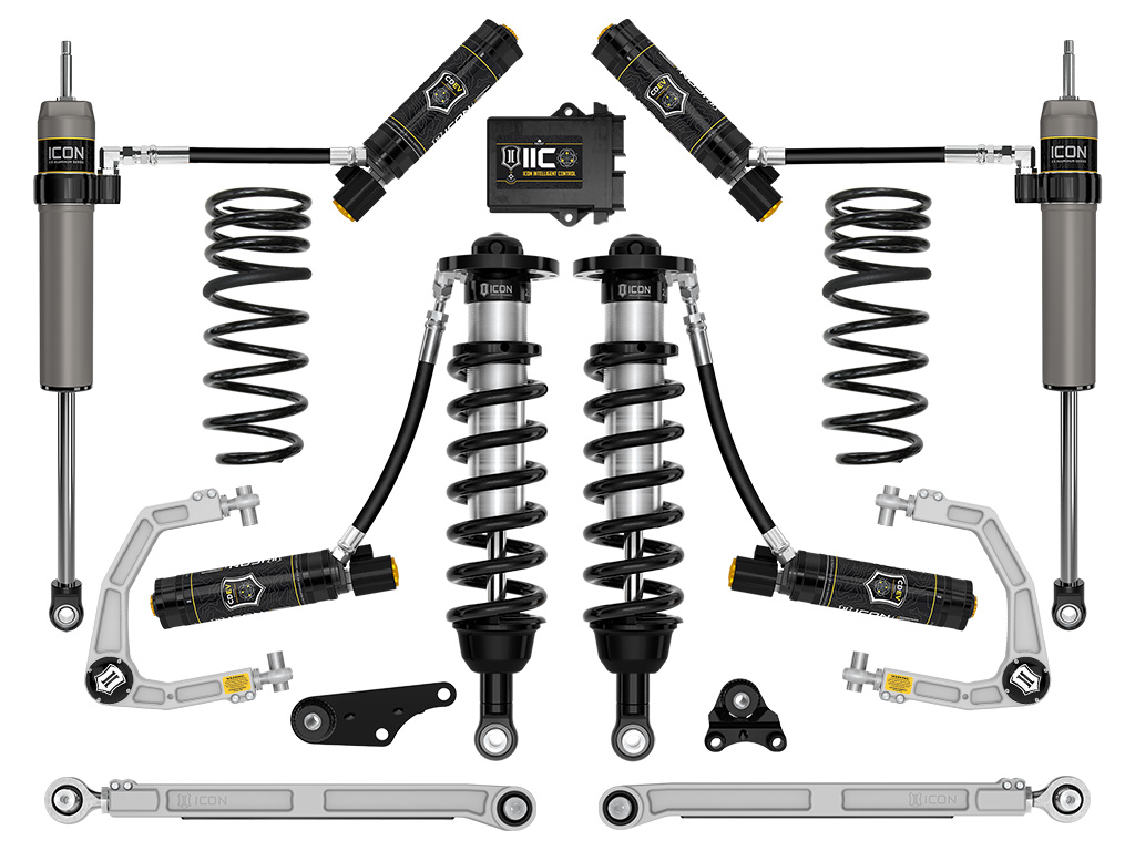 ICON Vehicle Dynamics 24-25 TACOMA 1.25-3" STAGE 10 SUSPENSION SYSTEM BILLET OVERLAND REAR COILS K53300X