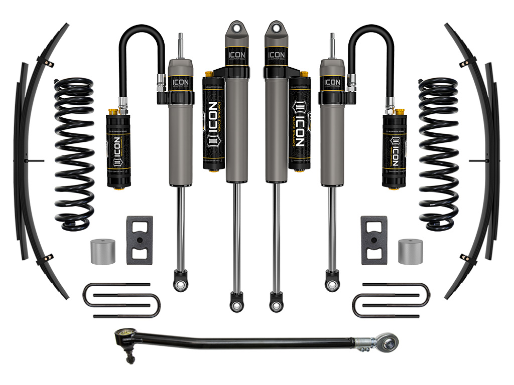 ICON Vehicle Dynamics 23 FORD F250/F350 DIESEL 2.5" STAGE 4 SUSPENSION SYSTEM W/ EXPANSION PACK K62564L