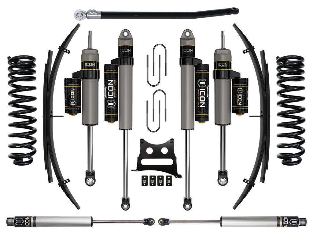 ICON Vehicle Dynamics 08-10 FORD F250/F350 2.5" STAGE 4 SUSPENSION SYSTEM W EXPANSION PACK K62574