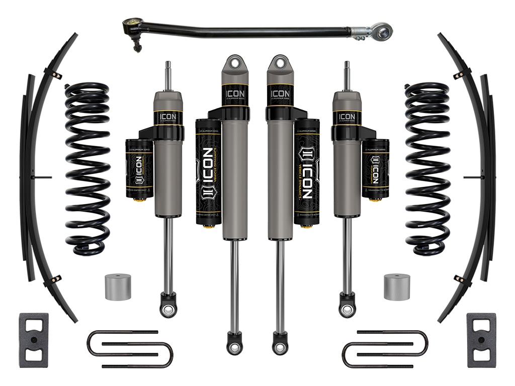 ICON Vehicle Dynamics 23 FORD F250/F350 GAS 2.5" STAGE 3 SUSPENSION SYSTEM W/ EXPANSION PACK K62593L