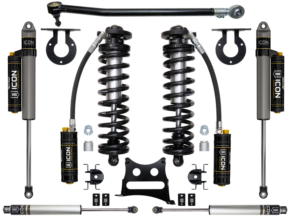 ICON Vehicle Dynamics 17-22 FORD F-250/F-350 2.5-3" STAGE 4 COILOVER CONVERSION SYSTEM K63144