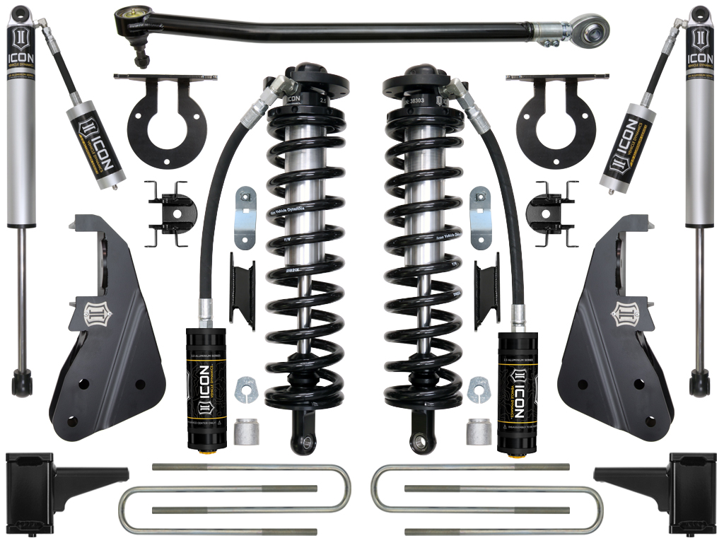 ICON Vehicle Dynamics 17-22 FORD F-250/F-350 4-5.5" STAGE 1 COILOVER CONVERSION SYSTEM K63151
