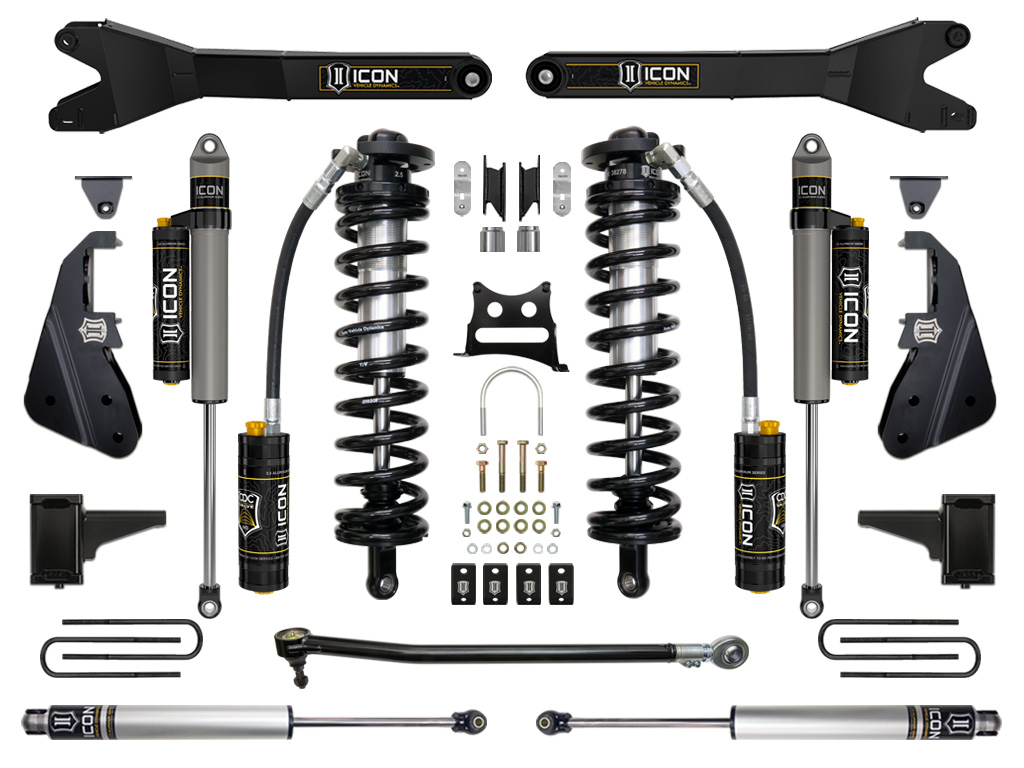 ICON Vehicle Dynamics 17-22 FORD F250/F350 4-5.5" STAGE 5 COILOVER CONVERSION SYSTEM W RADIUS ARM K63155R