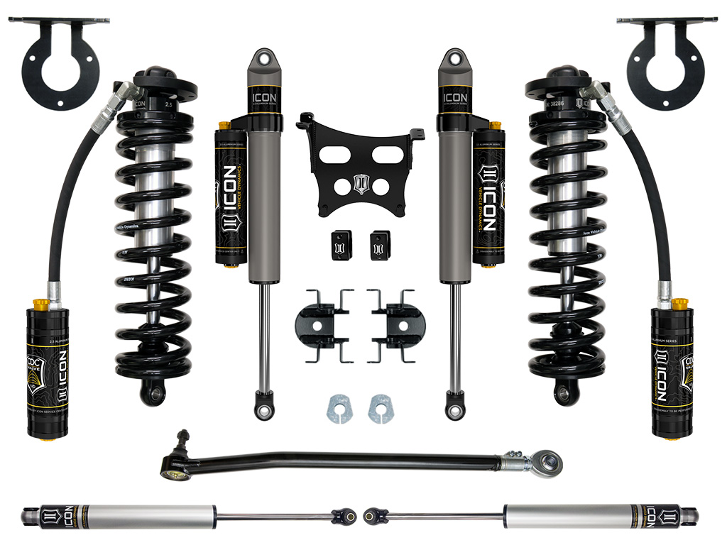 ICON Vehicle Dynamics 23 FORD F250/F350 2.5-3" STAGE 4 COILOVER CONVERSION SYSTEM K63164