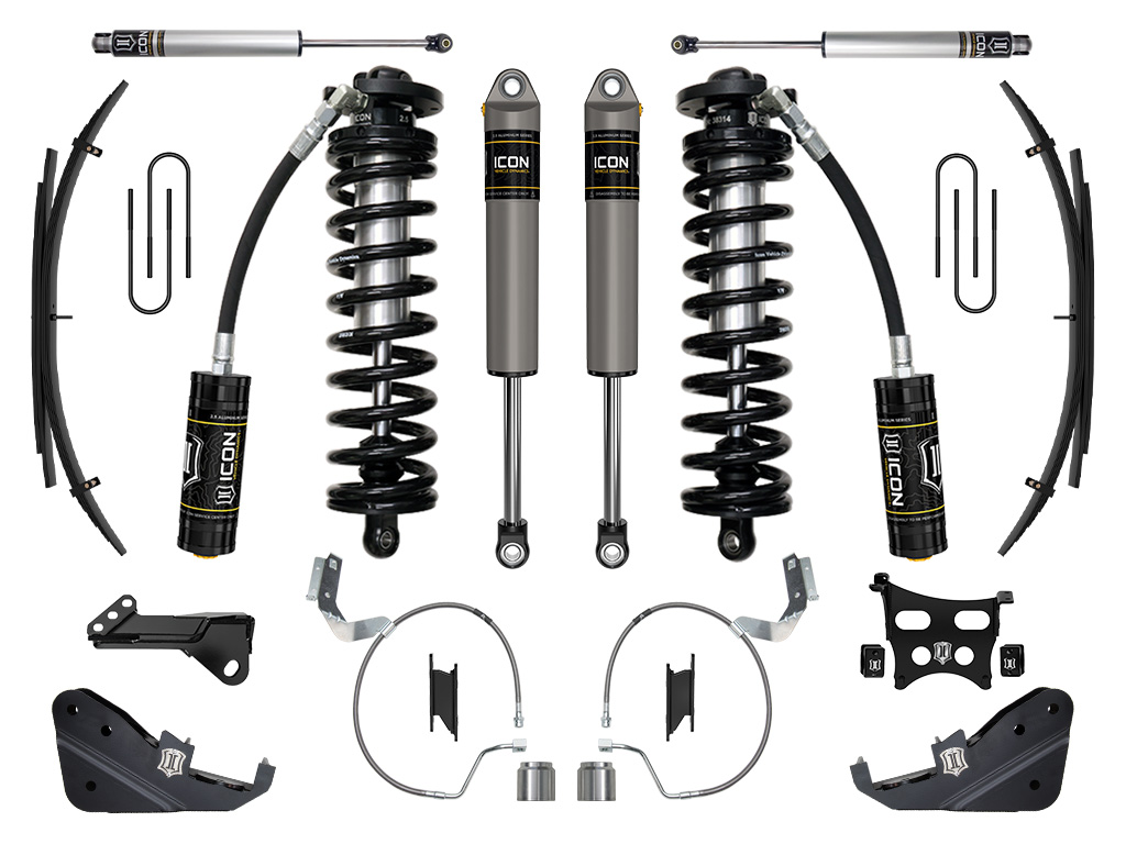 ICON Vehicle Dynamics 23-25 FORD F250/F350 4-5.5" STAGE 3 COILOVER CONVERSION SYS W/ EXPANSION PACKS K63173L