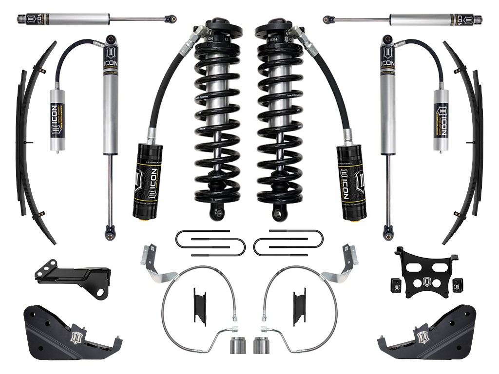 ICON Vehicle Dynamics 23-25 FORD F250/F350 4-5.5" STAGE 2 COILOVER CONVERSION SYS W/ EXPANSION PACKS K63172L
