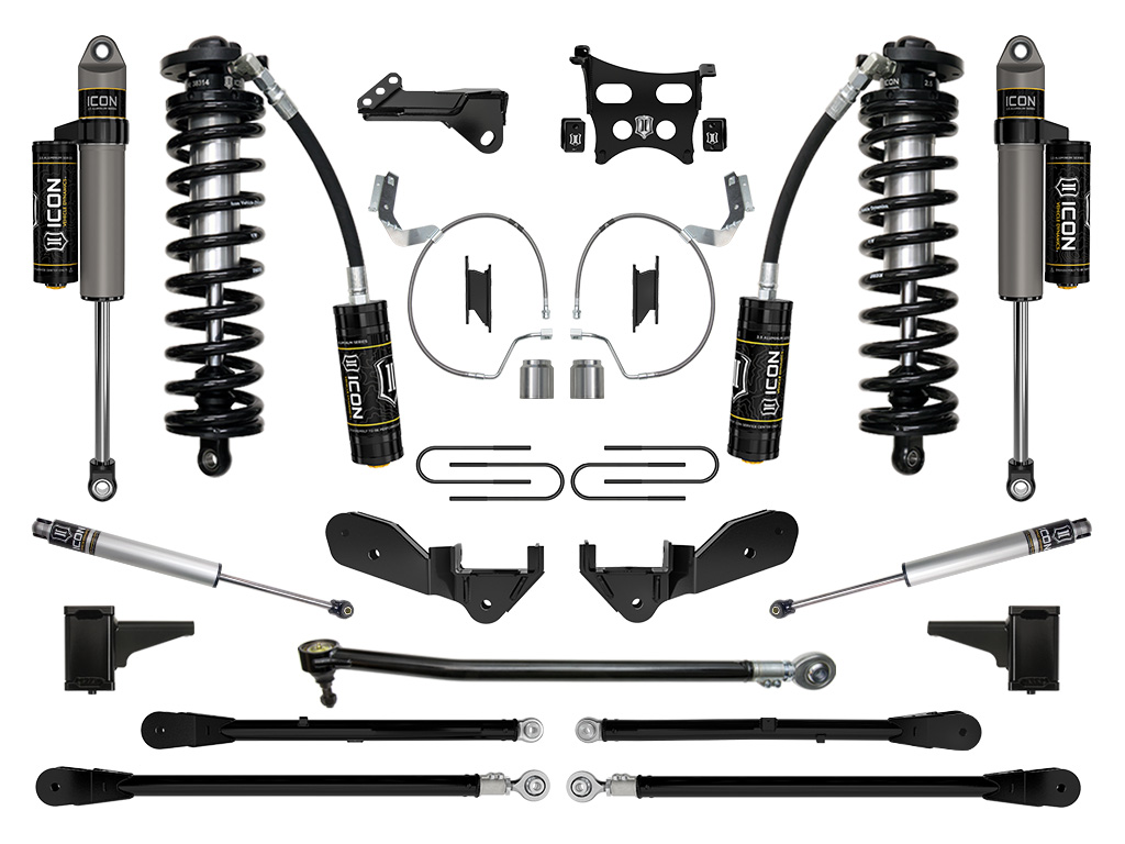 ICON Vehicle Dynamics 23-25 FORD F250/F350 4-5.5" STAGE 6 COILOVER CONVERSION SYSTEM K63176