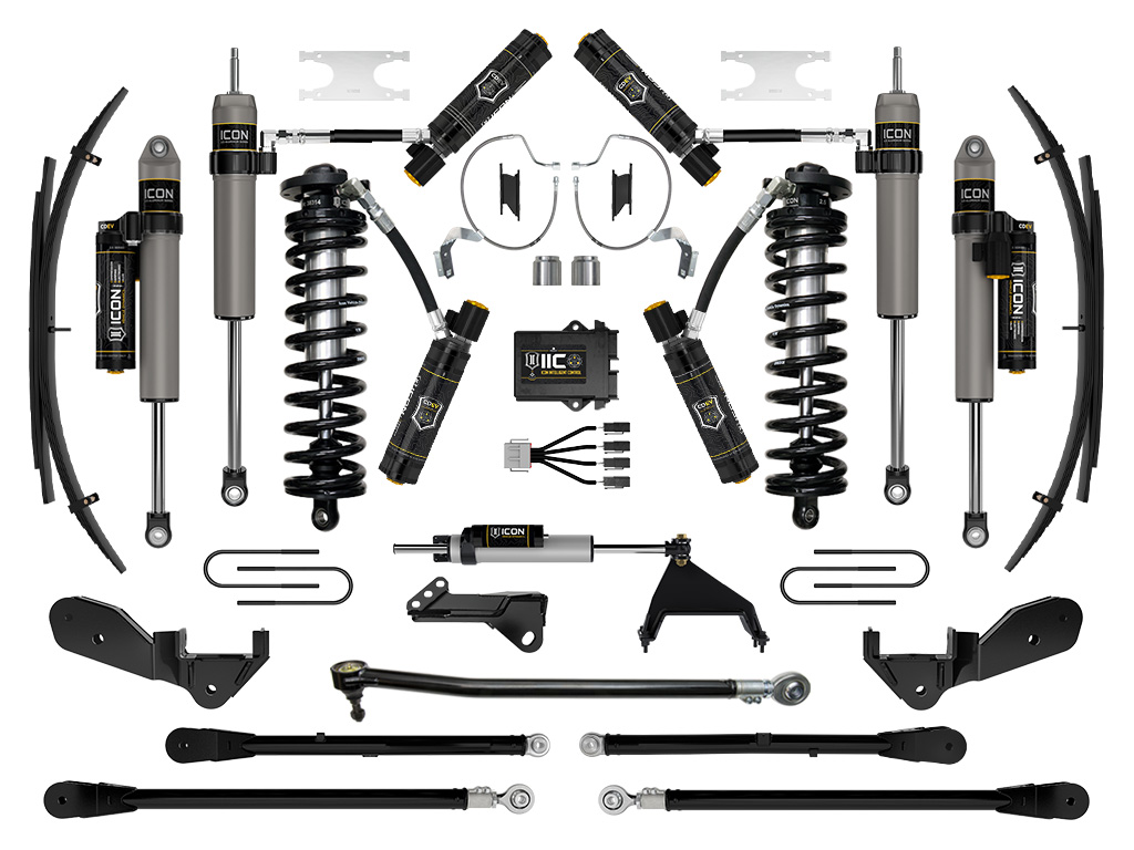 ICON Vehicle Dynamics 23-25 FORD F250/F350 4-5.5" STAGE 9 COILOVER CONVERSION SYS W/ EXPANSION PACKS K63179L