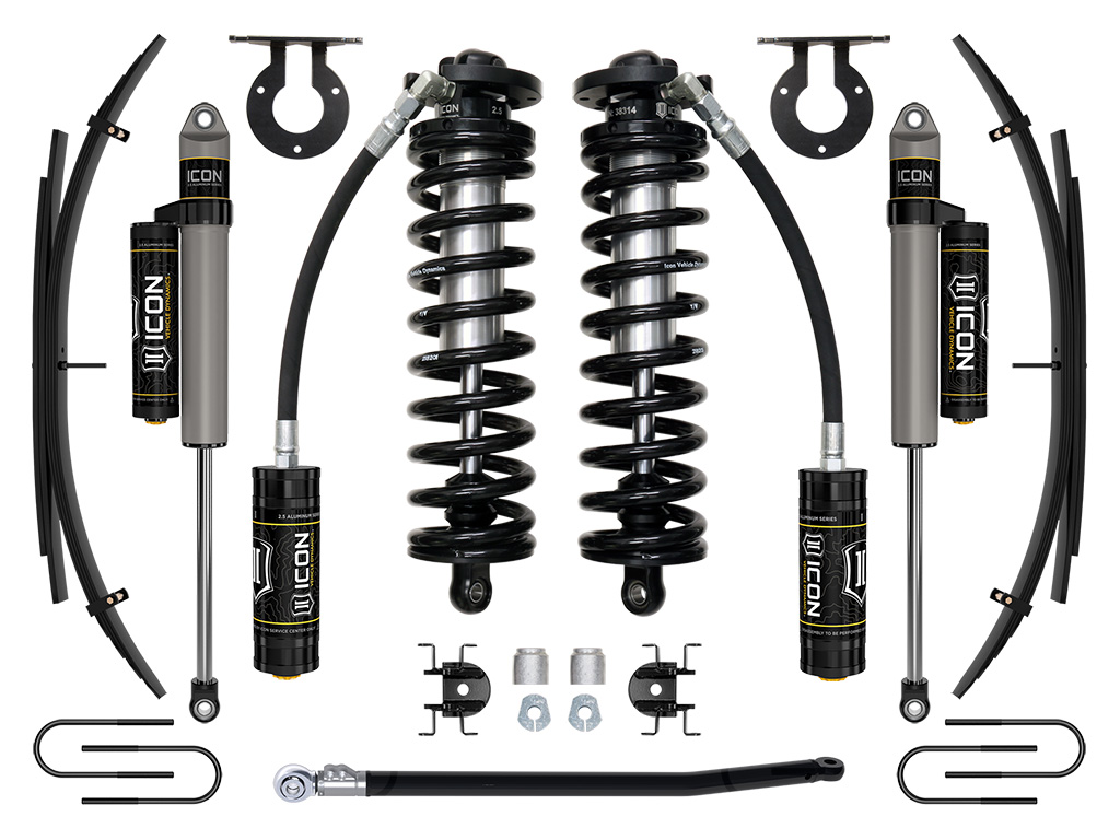 ICON Vehicle Dynamics 08-10 FORD F250/F350 2.5-3" STAGE 3 COILOVER CONVERSION SYSTEM W EXPANSION PACK K63183