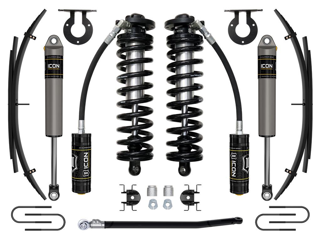 ICON Vehicle Dynamics 08-10 FORD F250/F350 2.5-3" STAGE 2 COILOVER CONVERSION SYSTEM W EXPANSION PACK K63182