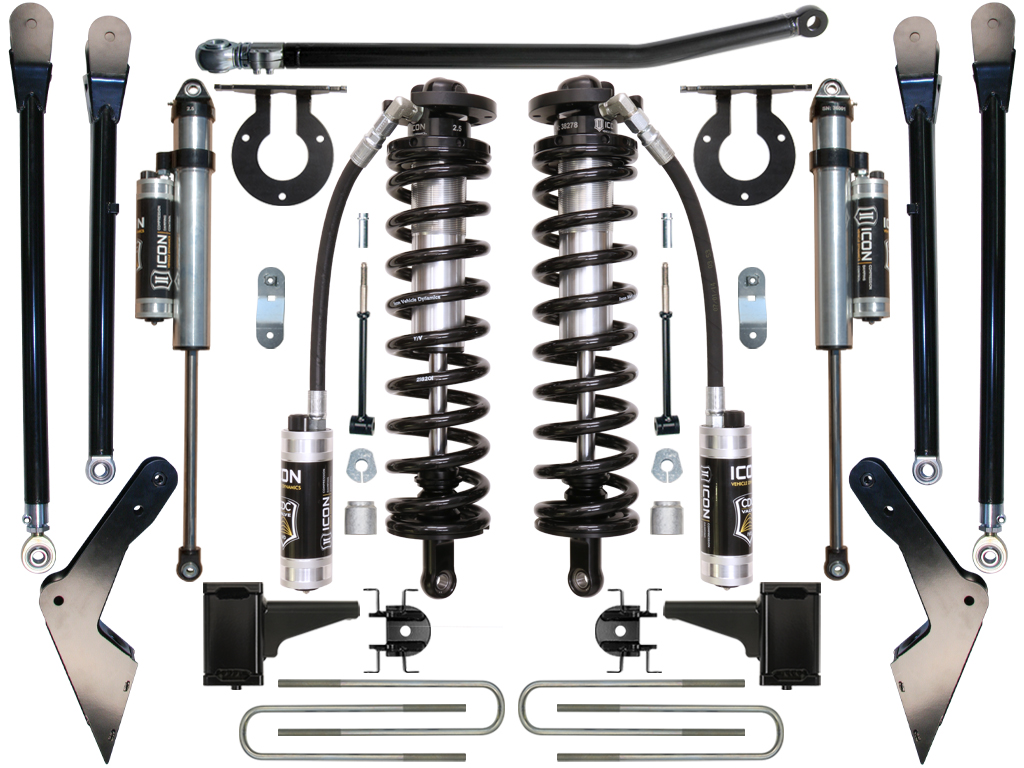 ICON Vehicle Dynamics 05-07 FORD F-250/F-350 4-5.5" STAGE 4 COILOVER CONVERSION SYSTEM K63114